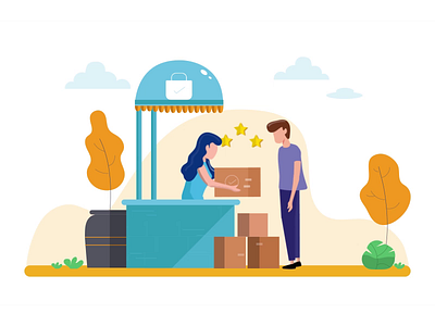 Customer Experience - Illustration animation illustration uxui design