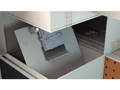 TNT New TV Show 3d apartment cinema4d golden interior isometric repair tnt tv show