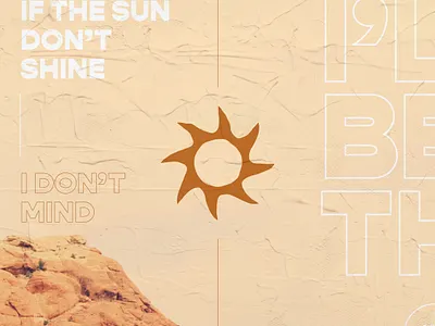 I Don't Mind branding design logo poster type typography ui ux vector vintage