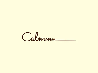 Calmmm logo | silk linens