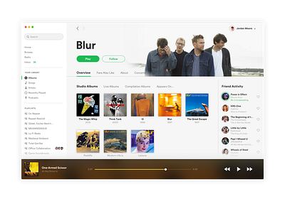 Spotify Light Mode music player spotify theme ui