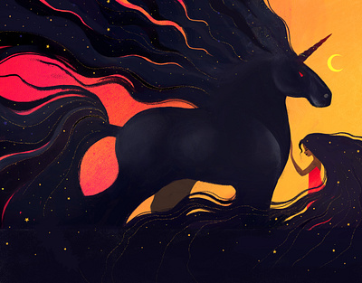 Starbringer digital fantasy illustration illustration art