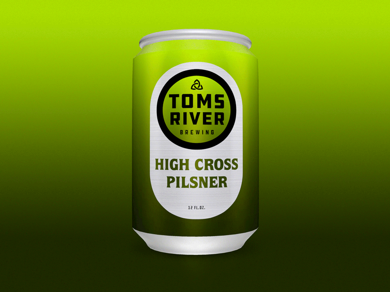 Toms River Brewing Pilsner art art direction beer beer art beer branding beer can beer label brand identity branding craft beer craftbeer design logo package design print design type design typography