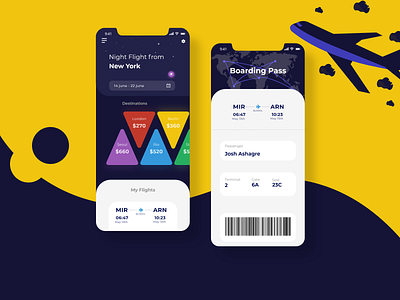 Travel + Tracker App app design flat flat design illustration illustrator minimal ui ux vector