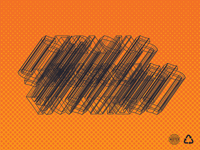 Bery Serious Work business design misterworldwide orange serious type typography