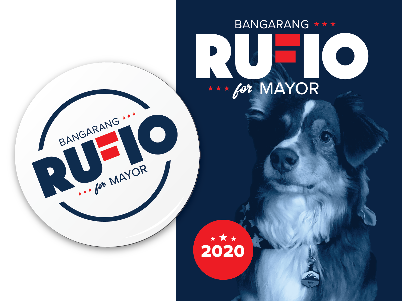 Vote Rufio for Mayor - Bangarang! branding design dribbbleweeklywarmup icon illustration logo pets