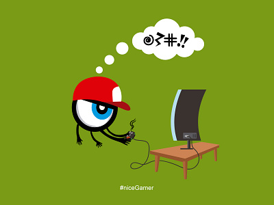 Nice Gamer adobeillustator design diseño diseño gráfico dribbble ilustración marca web