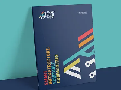 Smart Cities Week Logo 5g communications event event logo mobile networks networks smart city technology trade show wireless