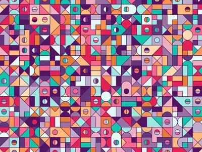 'Play' children digital art estampa generative geometric geometry illustration pattern pattern design repeating toddler vector