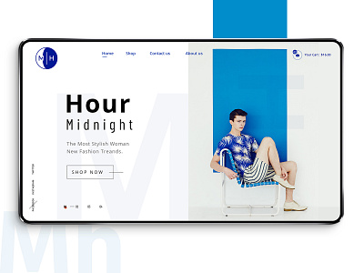 Fashion Style branding creative design fashion fashion website hour midnight logo minimal minimalist styles typography ui ux