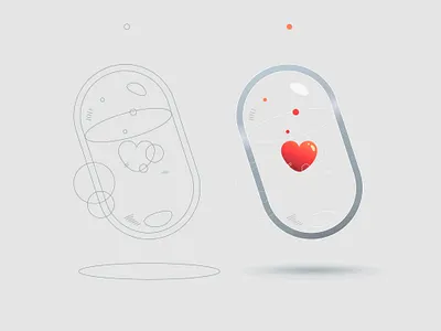 Love Capsule clean clean design clean resume clean ui cleaning composition icon icon design iconography illustration illustration art illustrator logo minimalism minimalismus simbol ui ui ux uidesign uiux