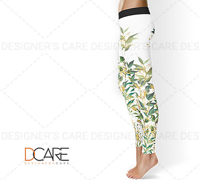 leggings mock 1 artwork clothing design dcaregraphic floral design leggingsdesign