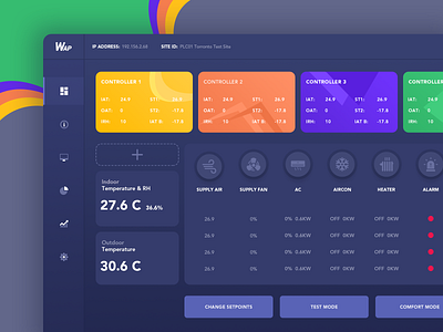 Controller panel controller dashboard dashboard design design industrial design mobile product design web website