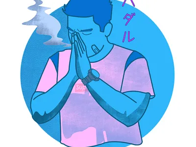 badarart Illustration animation anime art design design graphic flat illustration illustrator japanese japanese style photoshop vector