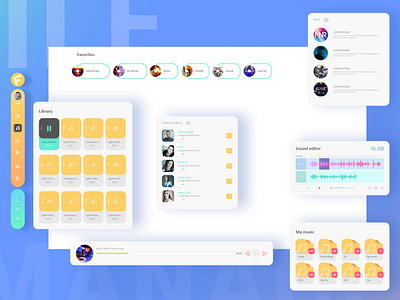 Online file manager download file landing landingscreen manager screen shot ui we webdesign yellow
