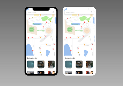 Daily ui 029 city design explore ios10 map maps navigation popular search ui ux