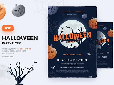 Halloween Flyer spooky