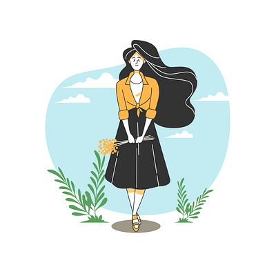 Girl illustration illustrator