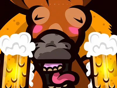 ASNO DRUNK MASCOT LOGO branding design identity illustration logo logotype mascot mascot logo mascotlogo sport