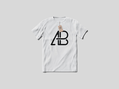 T-Shirt With Tag Mockup apparel branding clothes free mockup mockups psd showcase t shirt