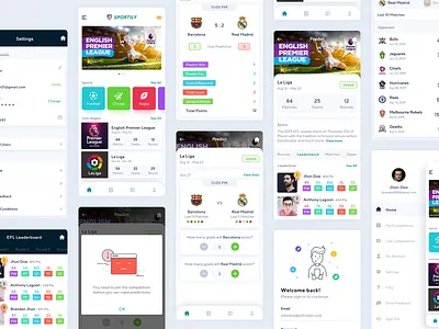 Fantasy Sports App app app design application cricket fantasy fantasy football football prediction rugby sports sports app sports design ui ui ux ui design uidesign uiux uxdesign