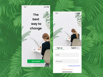 Change our home animation app design illustration ios nature ui ux web webdesign