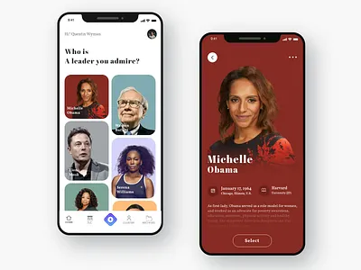 leader - Daily Motivation app branding design mobile app design product uiux user center design user experience design user experience ux user interface
