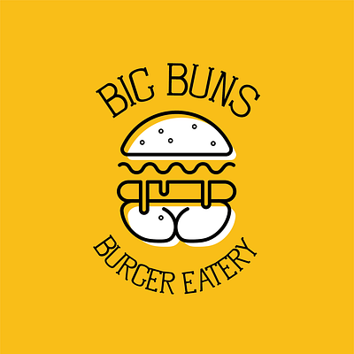 Big Buns Burger Eatery brand design branding branding design design graphic graphic design illustration illustrator logo logo design logo designer logodesign logos photoshop