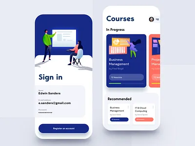 Learning Mobile App courses e learning education education app edutech learning learning app mobile modern online classes online courses science student students study