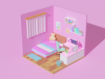 gril's room c4d