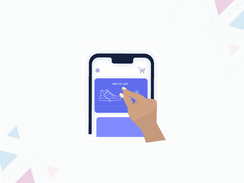 Photoshop Gif animation app cart design gif gif animated illustration mobile design mobile ui photoshop uidesign user experience design ux vector