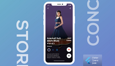 Store App Concept app app design design dress flutter source code ui ux