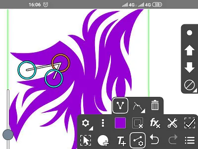 Ivy Draw soft for android test. Bezie curves. android bezier curves draw soft tool vector