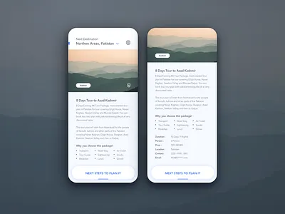 Trip Planner apps design card design design holiday ios design scroller trip planner trips ui visual design