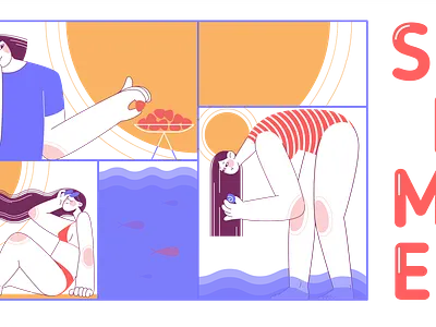 Summer adobe illustrator design digital illustration illustration art summer summertime vector