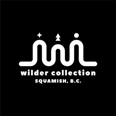 Wilder Collection Shirt freelance graphic design illustration illustrator lines minimalism mountain screen print screen printing shirts squamish tree trees vancouver