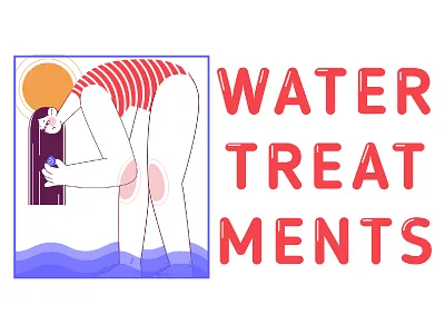 Watertreatments adobe illustrator design digital illustration illustration art summer summertime sun sunny vector water