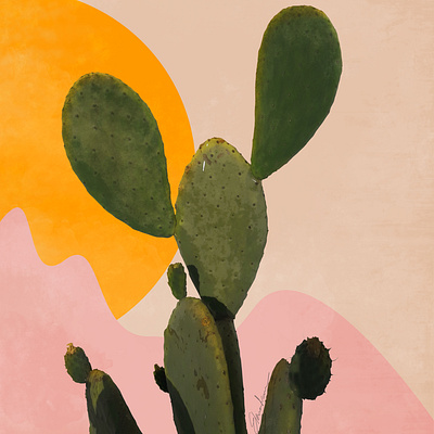 People beauty cacti cactus friends midcenturymodern minimal people romance social strangers sun thorns wallart