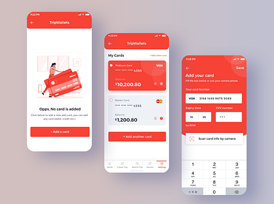 Add card UI branding card cardboard clean dailyui design illustration minimal mobiledesign ui ui ux ux vector