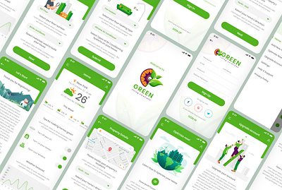 Green living solutions | iOS app Ui android app app design ios ui uiux ux