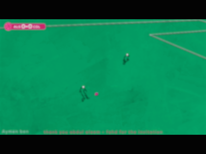 hello dribbble : alg VS col adobe animate adobe photoshop aftereffects foot ball frame by frame animation