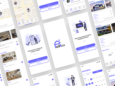 ProVilla Property Owners App mobile ui design ui design ux design