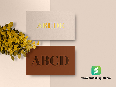 Free Business Card Mock-up businesscard card design elegant free freebie minimal mockup modern template