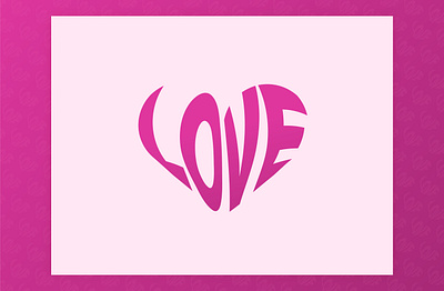 love envelope 01 design heart illustration love typography vector