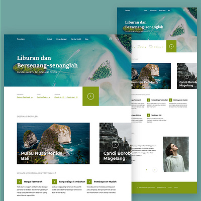 Travel Agency Landing Page clean clean ui creative design designer layout design minimalist travel travel agency typogaphy ui ui design uiux ux web design