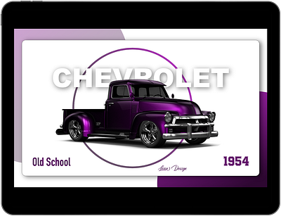 chevy design landing page ui ux web