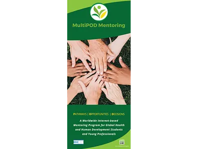 MultiPOD Mentoring Banner banner graphic design illustrator photoshop print design