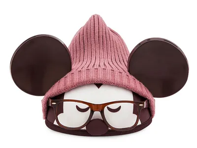 Hipster Mickey Designer Ears apparel character design disneyland