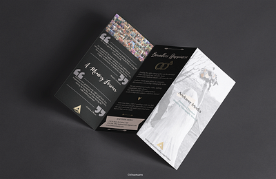 Wedding Videography Brochure branding brochure design brochure mockup mockup package design print design wedding design wedding videography