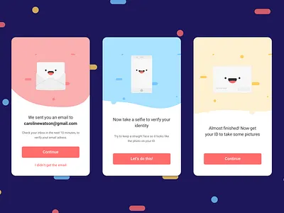 Instructions for account creation app application character design digital illustration illustration instructions signup ui uidesign ux uxdesign visual design